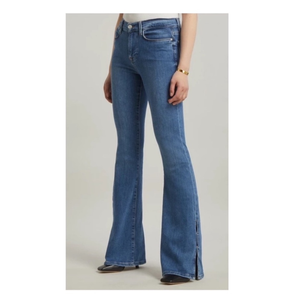 Frame Le High Flare Slits Samson